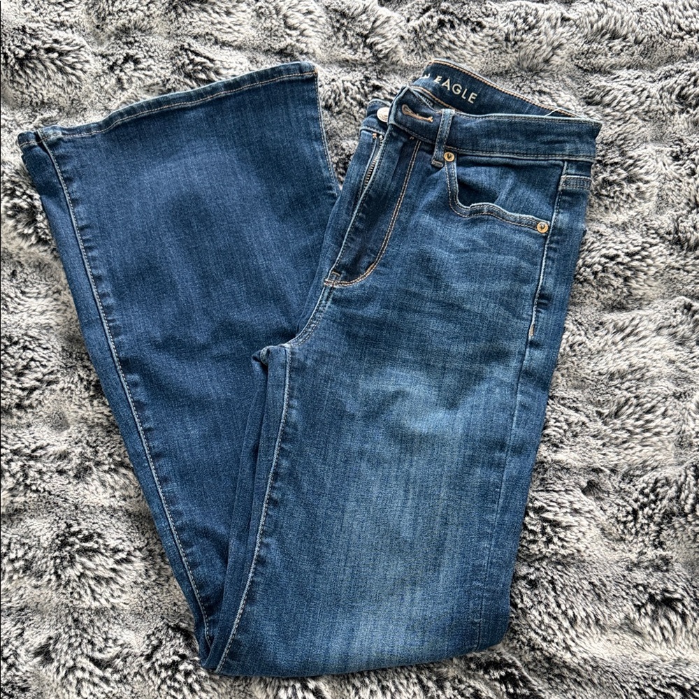 American Eagle Outfitters Straight Leg Blue Jeans